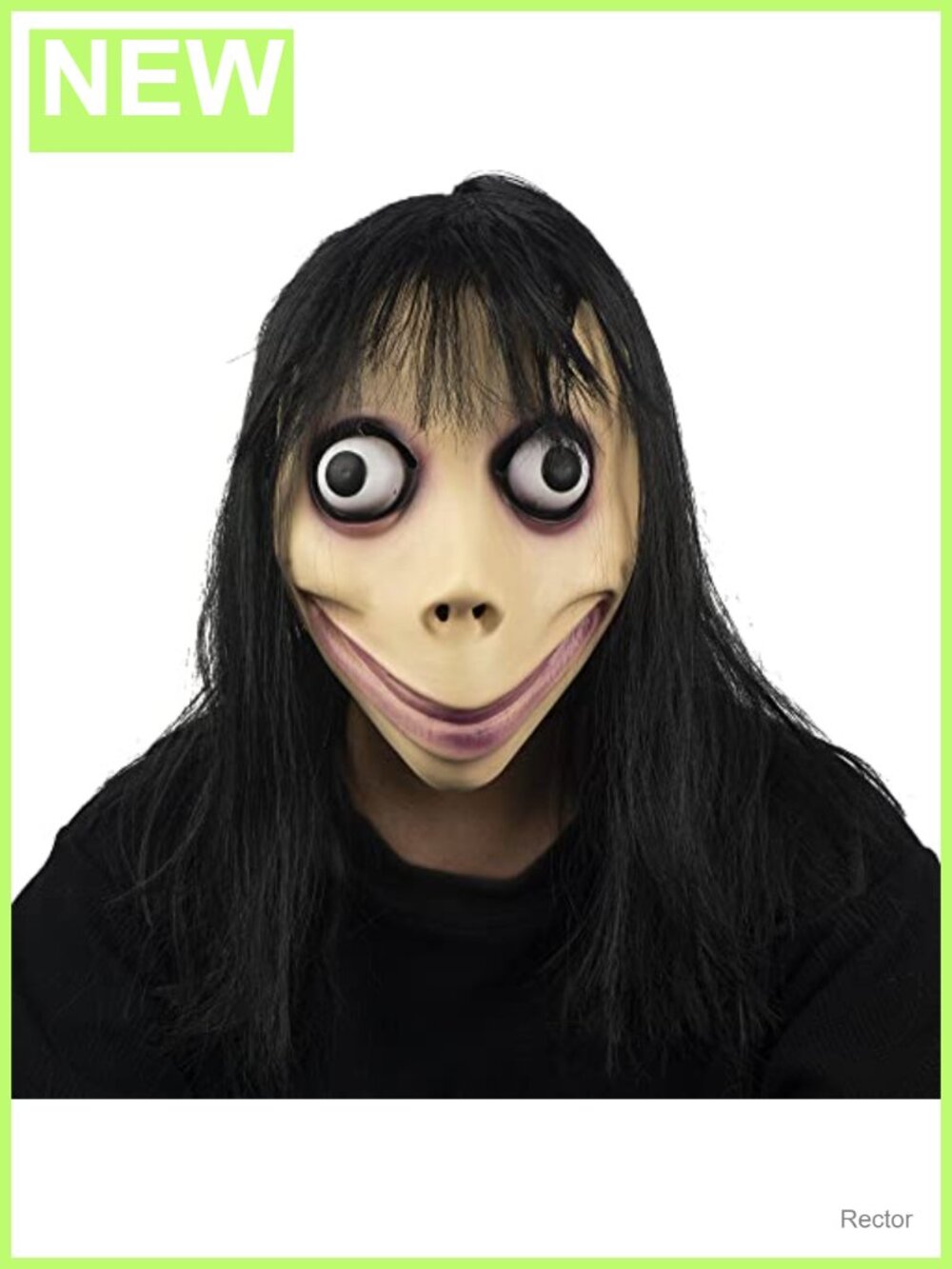 Scary Momo Mask Creepy Halloween Latex Cosplay Costume Adult